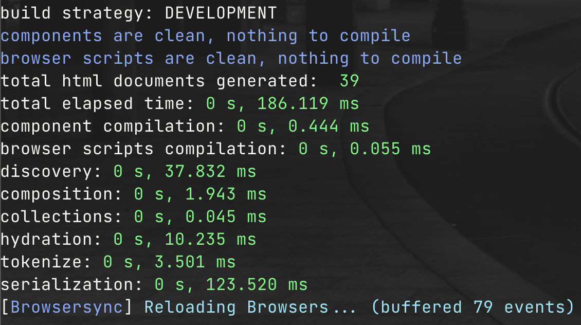 verbose metrics reporting